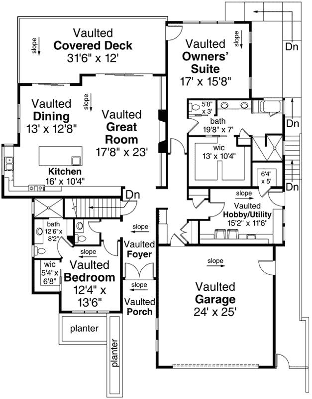 Main Floor Plan: 17-1015