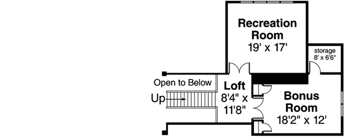 Upper/Second Floor Plan: 17-1016