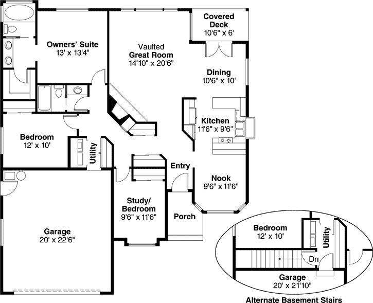 Main Floor Plan: 17-103