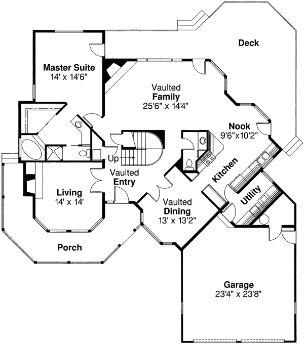 Main Floor Plan: 17-104