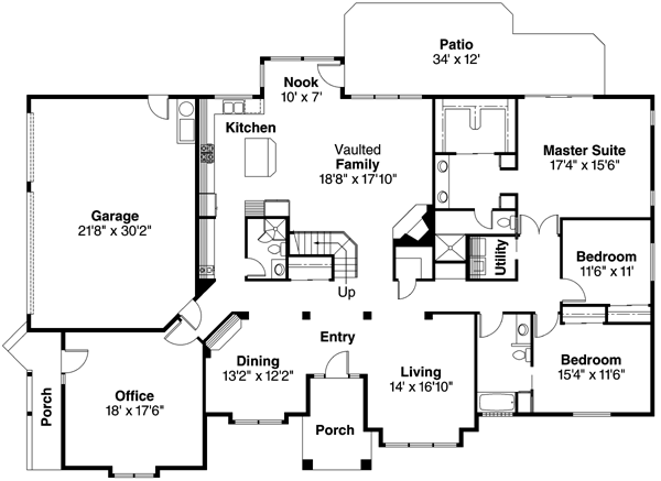 Main Floor Plan: 17-106