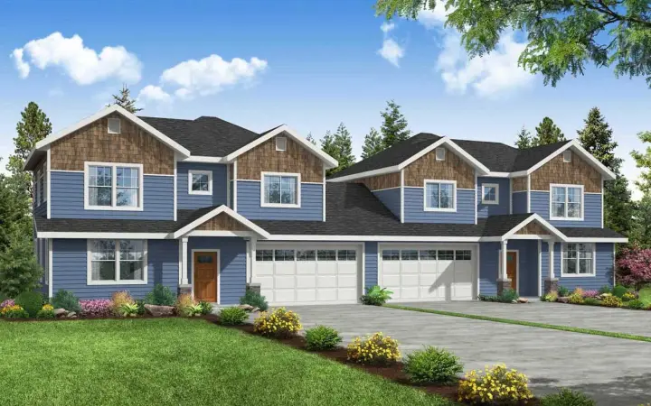 Craftsman house plans 17-1079 - front exterior, 2,998 sq ft, 6 bed, 4 bath house plans | Monster House Plans