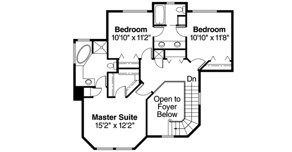 Upper/Second Floor Plan: 17-112