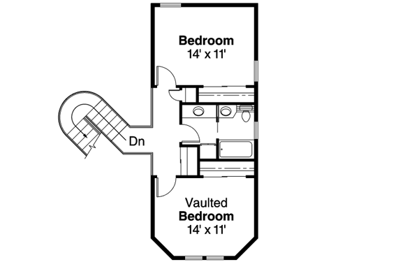 Upper/Second Floor Plan: 17-114