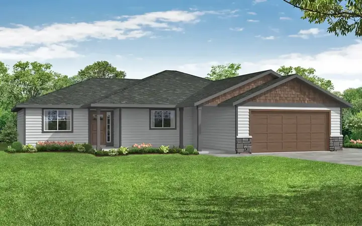 Traditional house plans 17-1144 - front exterior, 1,697 sq ft, 3 bed, 2 bath house plans | Monster House Plans