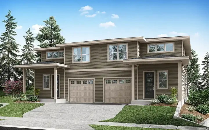 Contemporary house plans 17-1160 - front exterior, 3,872 sq ft, 6 bed, 4 bath house plans | Monster House Plans
