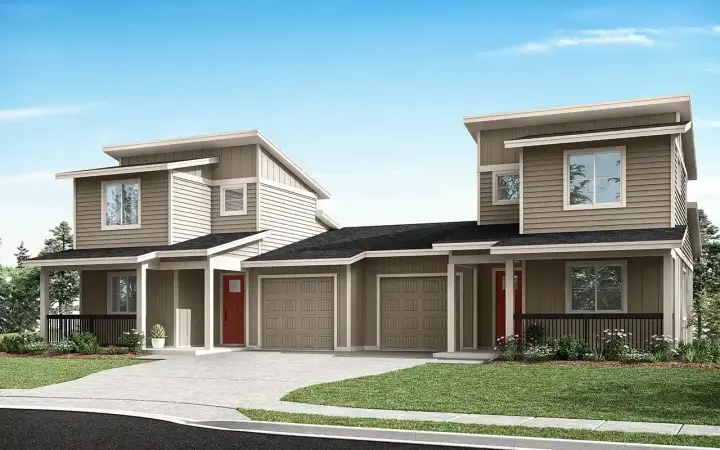 Contemporary house plans 17-1164 - front exterior, 3,628 sq ft, 6 bed, 4 bath house plans | Monster House Plans