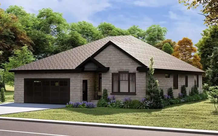 Traditional house plans 17-1173 - front exterior, 1,932 sq ft, 3 bed, 2 bath house plans | Monster House Plans