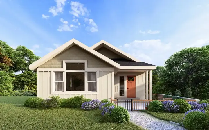 Craftsman house plans 17-1186 - front exterior, 1,947 sq ft, 3 bed, 2 bath house plans | Monster House Plans