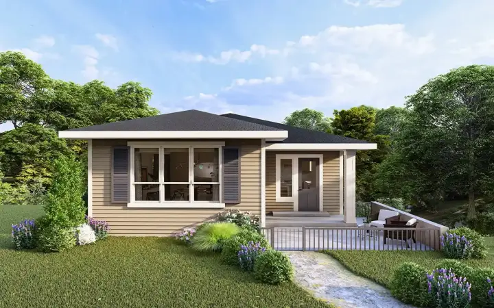 Traditional house plans 17-1196 - front exterior, 1,947 sq ft, 3 bed, 2 bath house plans | Monster House Plans