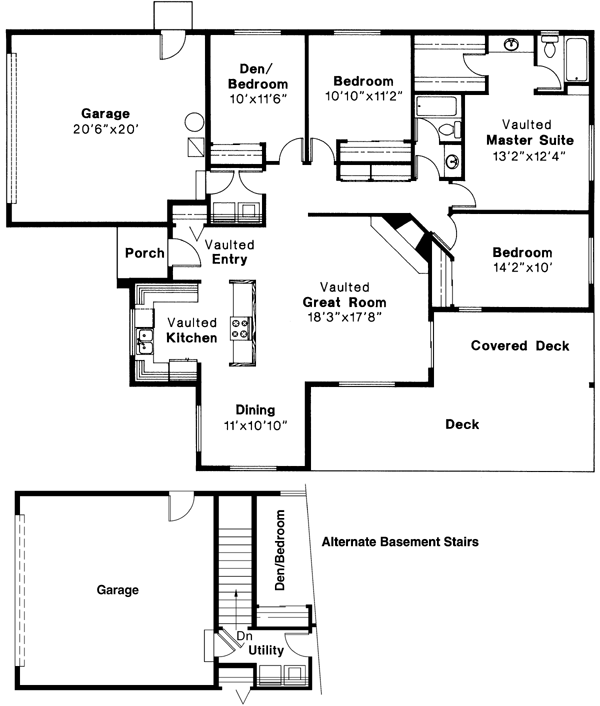 Main Floor Plan: 17-121
