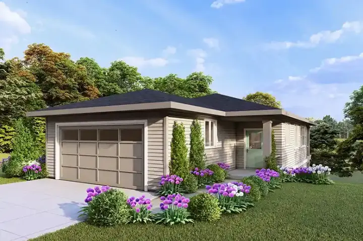 Traditional house plans 17-1219 - front exterior, 2,045 sq ft, 3 bed, 2 bath house plans | Monster House Plans