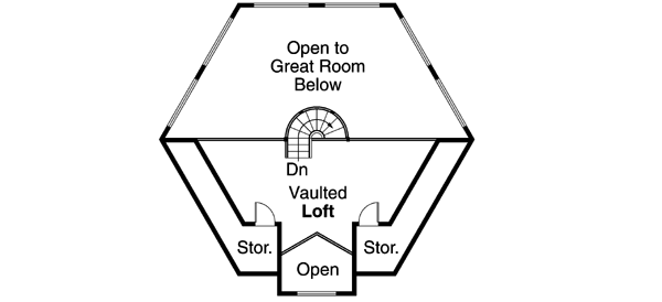 Upper/Second Floor Plan: 17-124