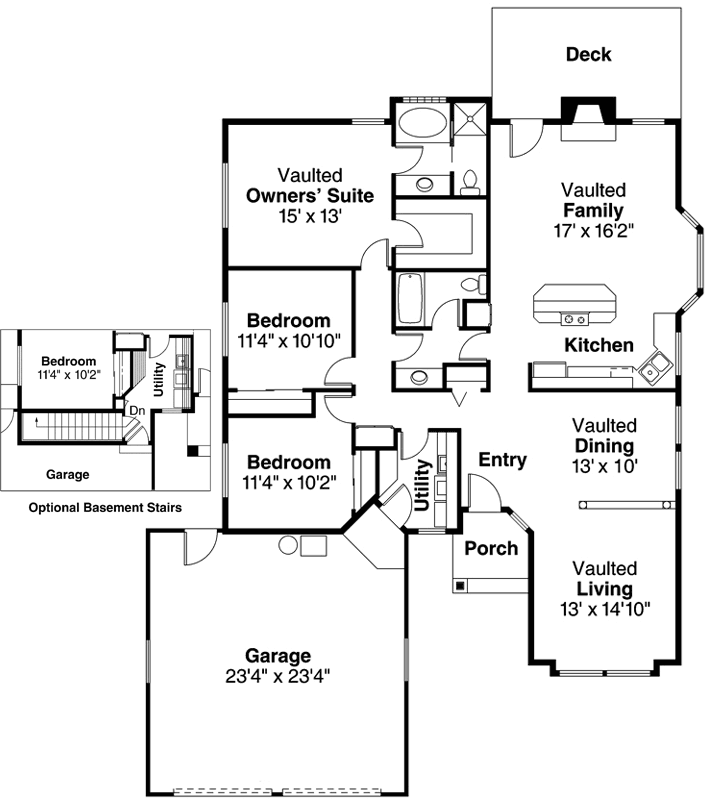 Main Floor Plan: 17-125