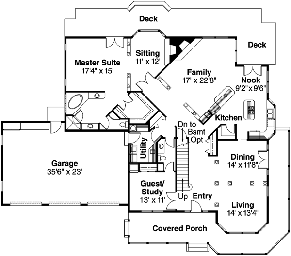 Main Floor Plan: 17-145