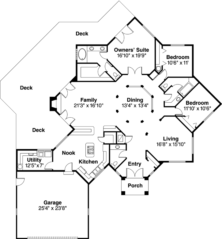 Main Floor Plan: 17-154