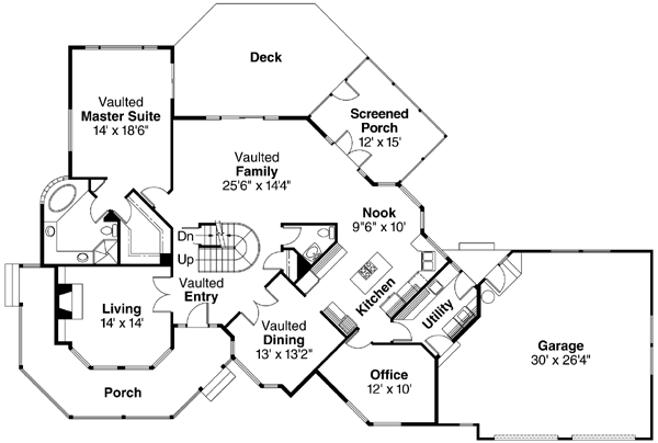 Main Floor Plan: 17-168