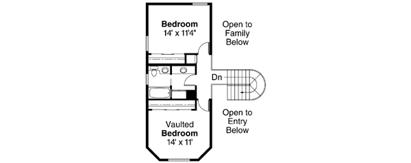 Upper/Second Floor Plan: 17-168