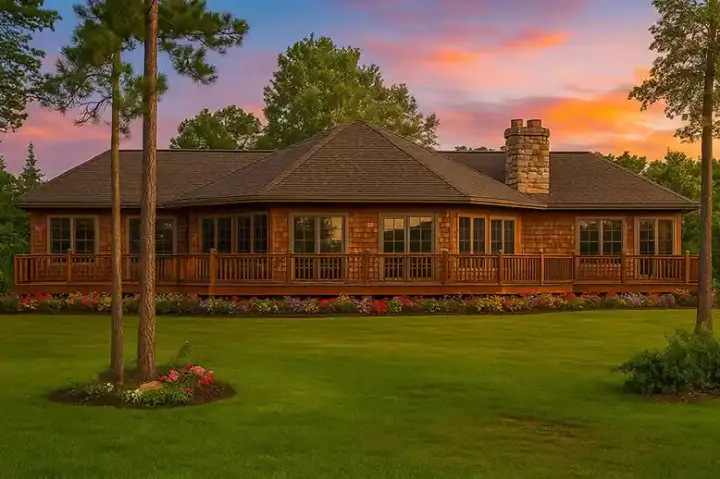 Contemporary house plans 17-174 - front exterior, 2,292 sq ft, 3 bed, 2 bath house plans | Monster House Plans