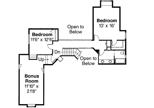 Upper/Second Floor Plan: 17-183