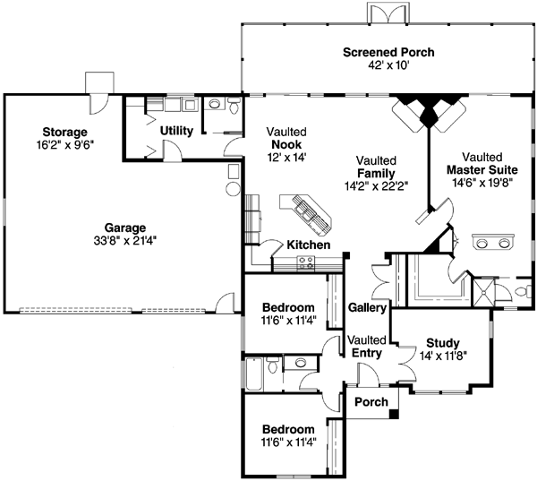 Main Floor Plan: 17-185