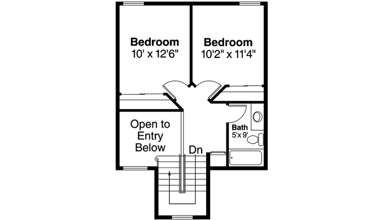 Upper/Second Floor Plan: 17-192