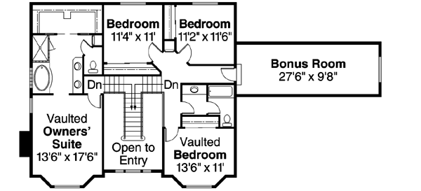 Upper/Second Floor Plan: 17-194