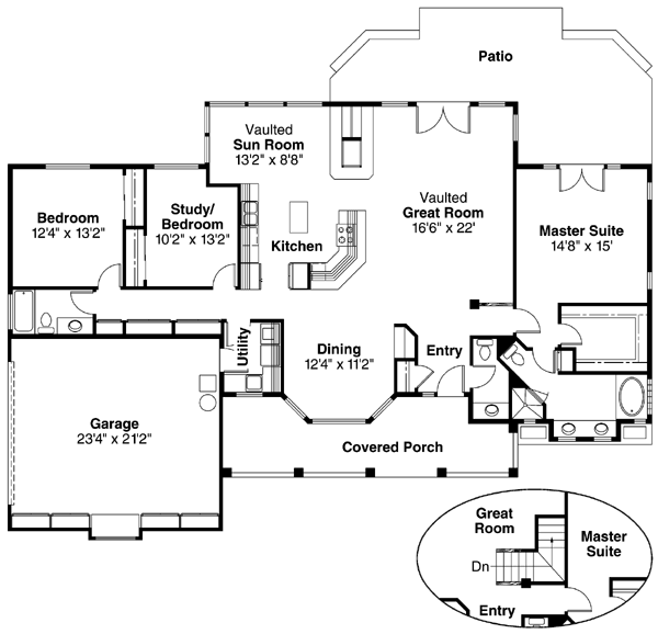Main Floor Plan: 17-195