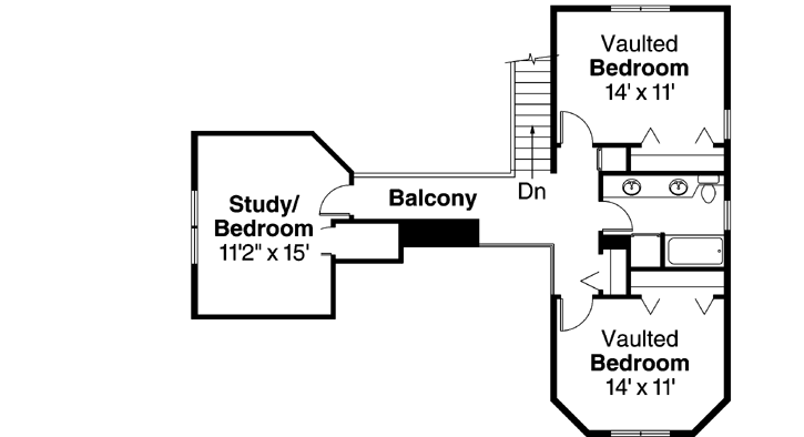 Upper/Second Floor Plan: 17-197