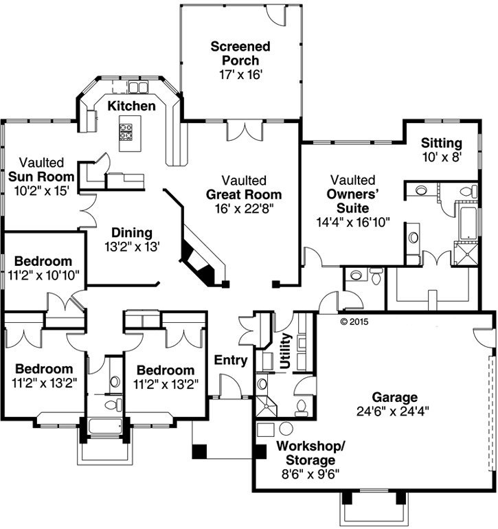 Main Floor Plan: 17-201