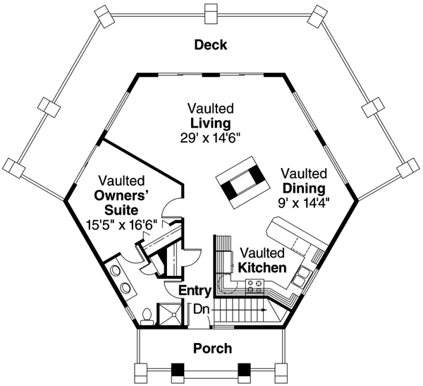 Main Floor Plan: 17-203