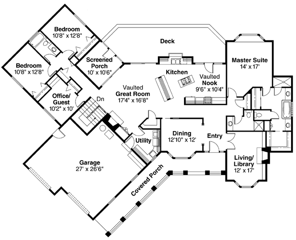 Main Floor Plan: 17-205