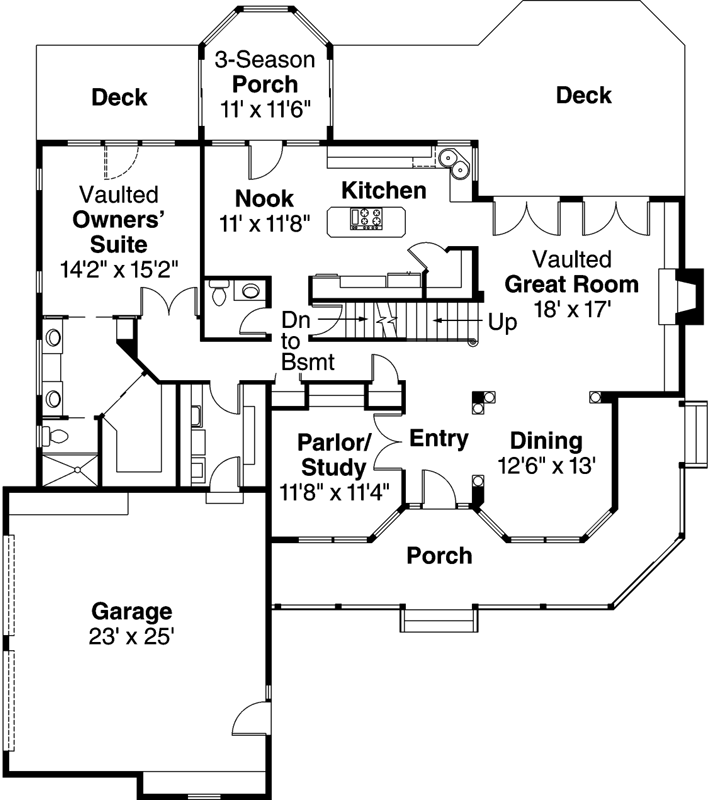 Main Floor Plan: 17-206
