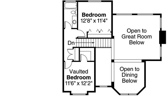 Upper/Second Floor Plan: 17-206