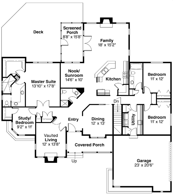 Main Floor Plan: 17-207