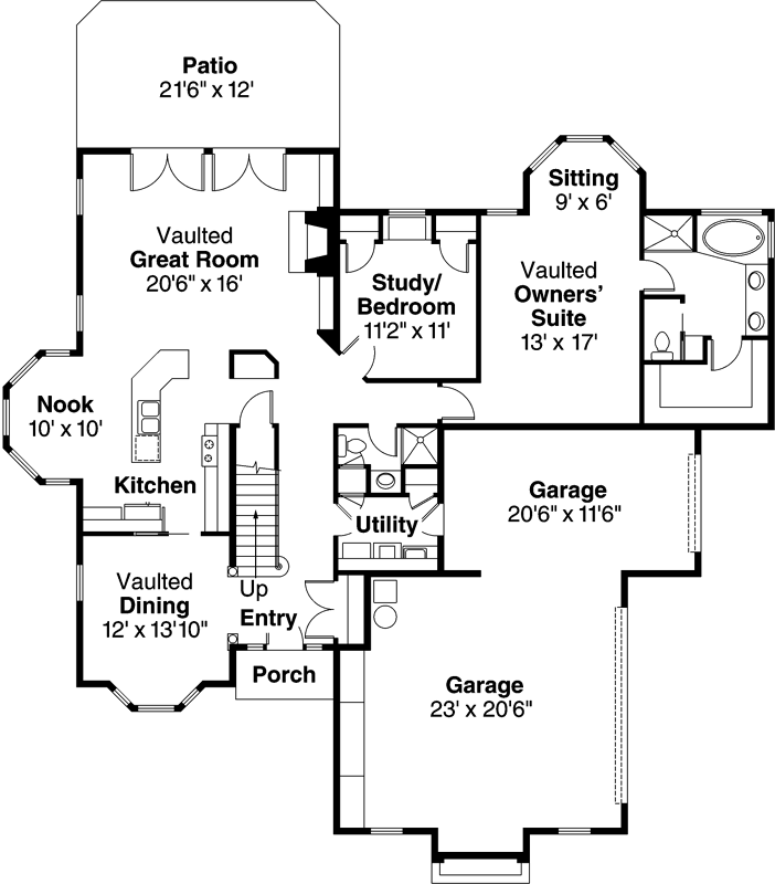 Main Floor Plan: 17-208