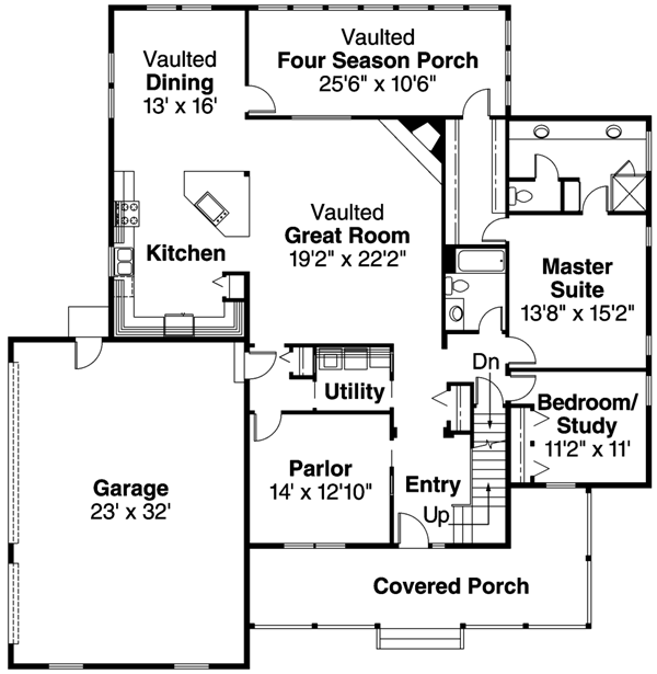 Main Floor Plan: 17-216