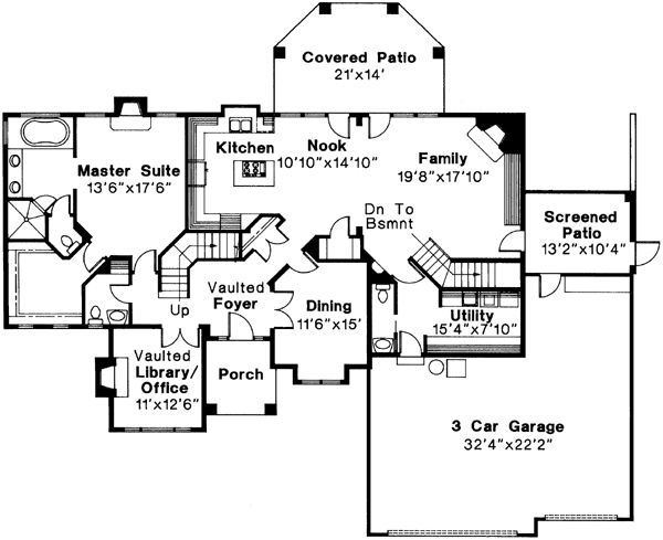 Main Floor Plan: 17-222