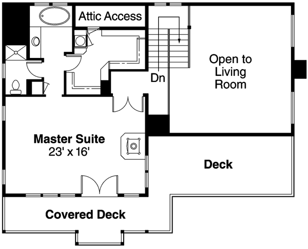 Upper/Second Floor Plan: 17-227