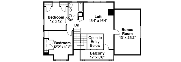 Upper/Second Floor Plan: 17-229