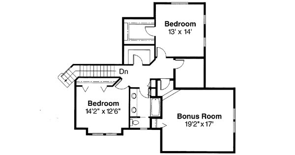 Upper/Second Floor Plan: 17-233