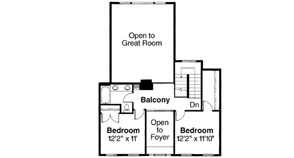 Upper/Second Floor Plan: 17-234
