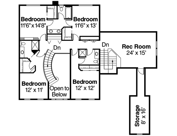 Upper/Second Floor Plan: 17-239