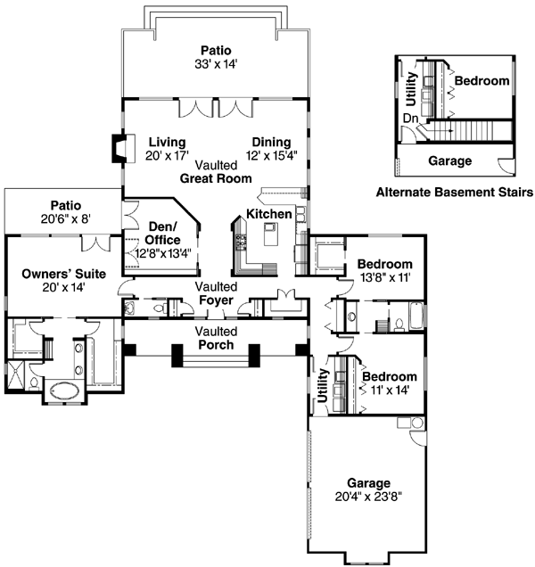 Main Floor Plan: 17-242