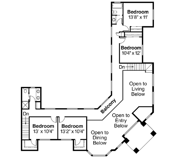 Upper/Second Floor Plan: 17-275