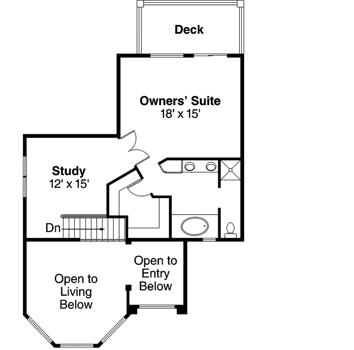Upper/Second Floor Plan: 17-276