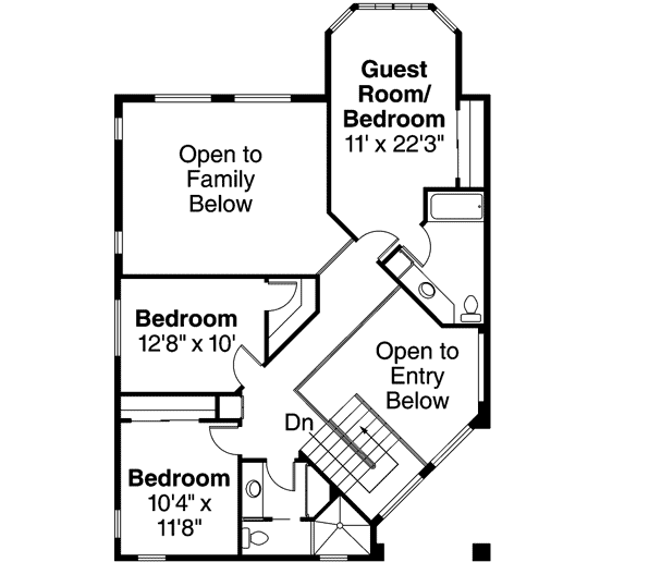 Upper/Second Floor Plan: 17-278