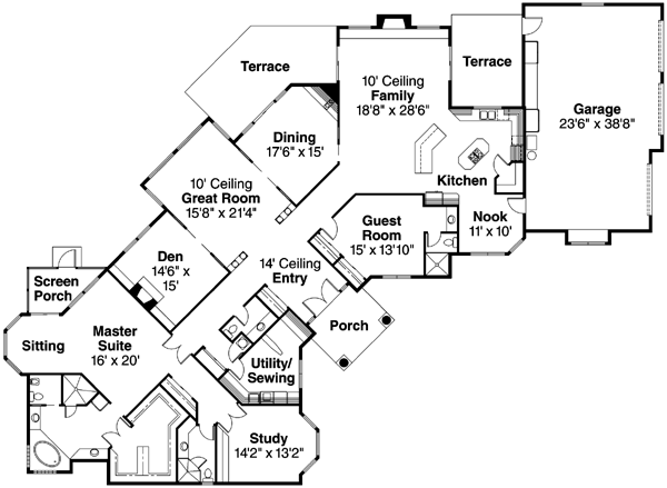 Main Floor Plan: 17-279