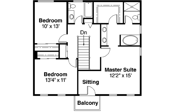 Upper/Second Floor Plan: 17-281