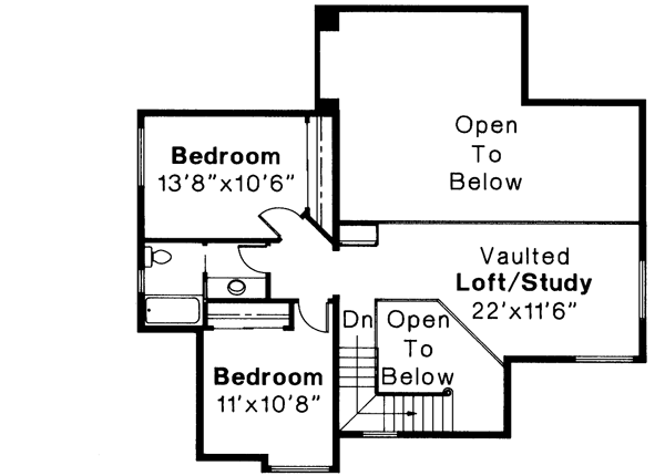 Upper/Second Floor Plan: 17-282